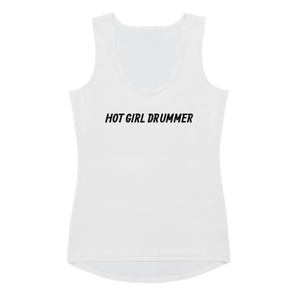 Hot Girl Drummer Women's Muscle Tee Tank