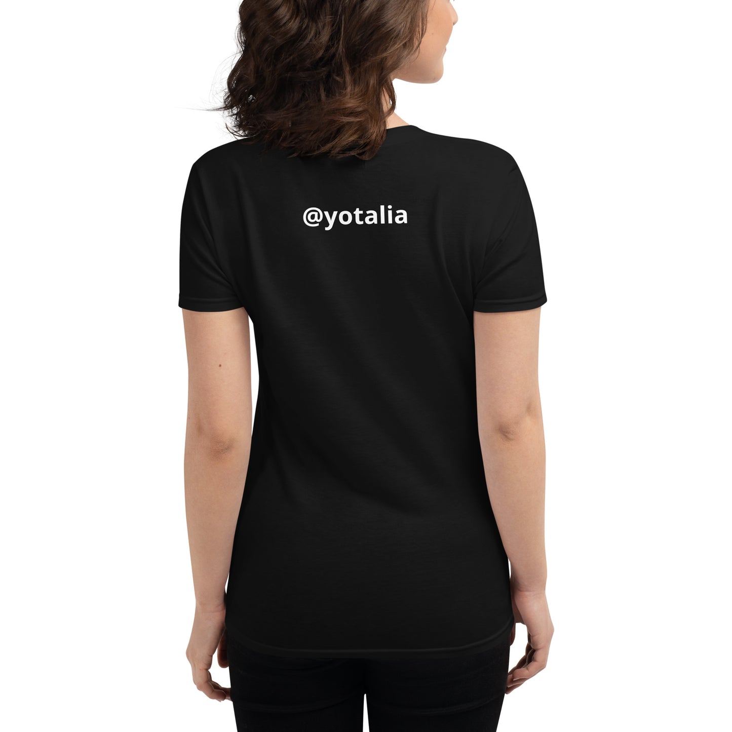 Let's Do This catchphrase tee women's black