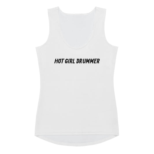 Hot Girl Drummer Women's Muscle Tee Tank
